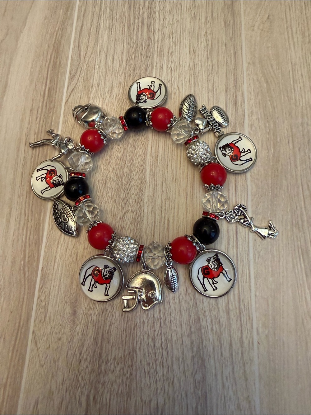 New Georgia Bulldogs charm bracelet